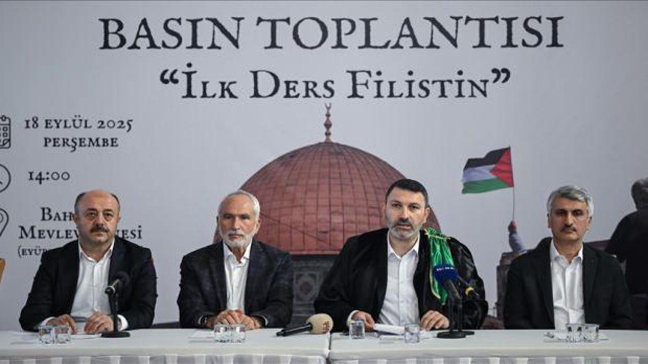  STK&rsquo;lardan ortak &ccedil;ağrı: "İlk ders Filistin Olsun!"