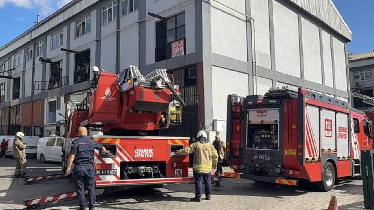 İstanbul'da sanayi sitesinde yangın! Çok sayıda ekip bölgede