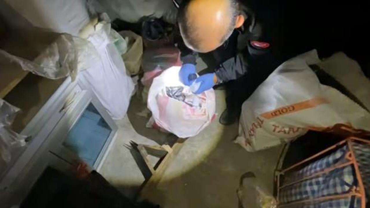 Polisten uyuşturucu baskını: Çatı katında 15 bin hap ele geçirildi