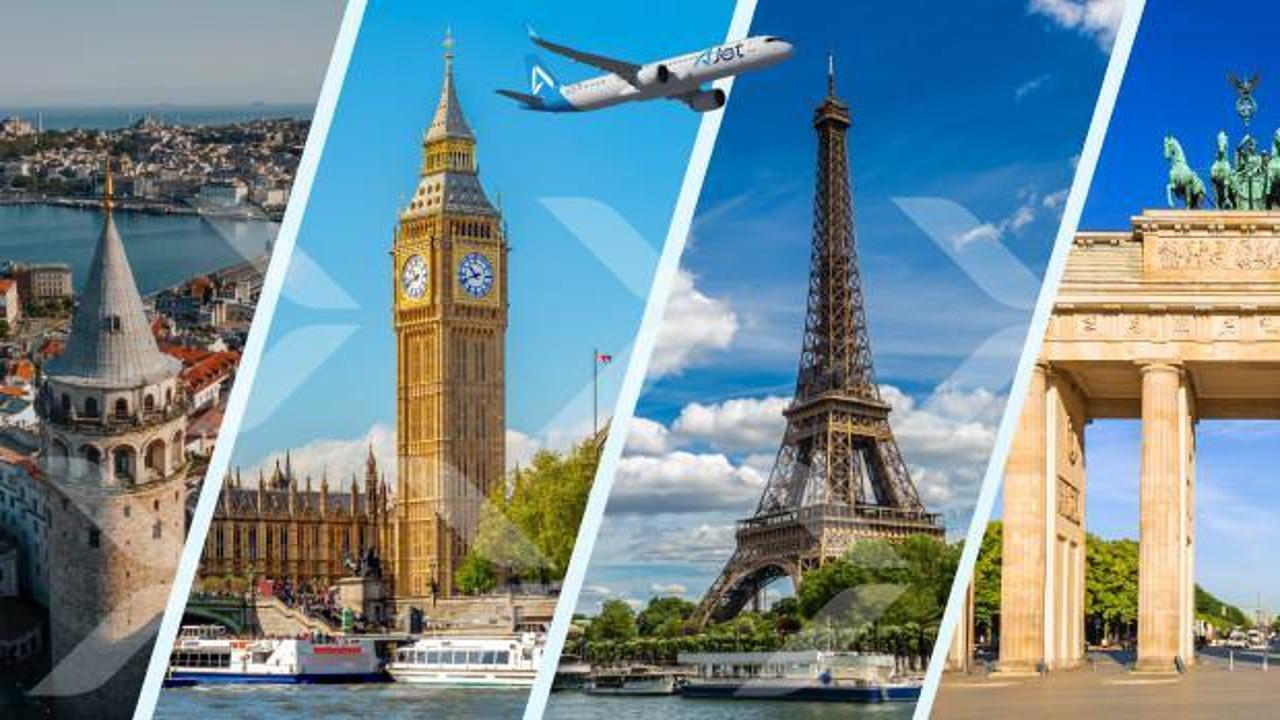 AJet&rsquo;ten 9 dolara Avrupa ve Balkanlar seyahati!