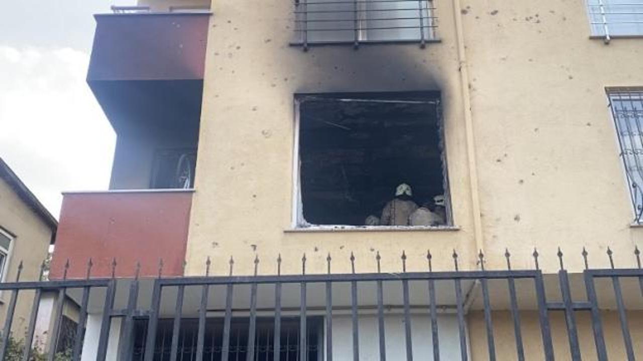Ataşehir'de 5 katlı binada korkutan yangın