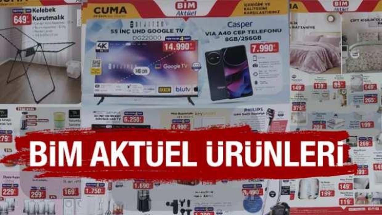 BİM 3 EKİM AKTÜEL ÜRÜNLERİ | Akıllı telefon, Televizyon, Şarjlı Süpürge, Çay seti...