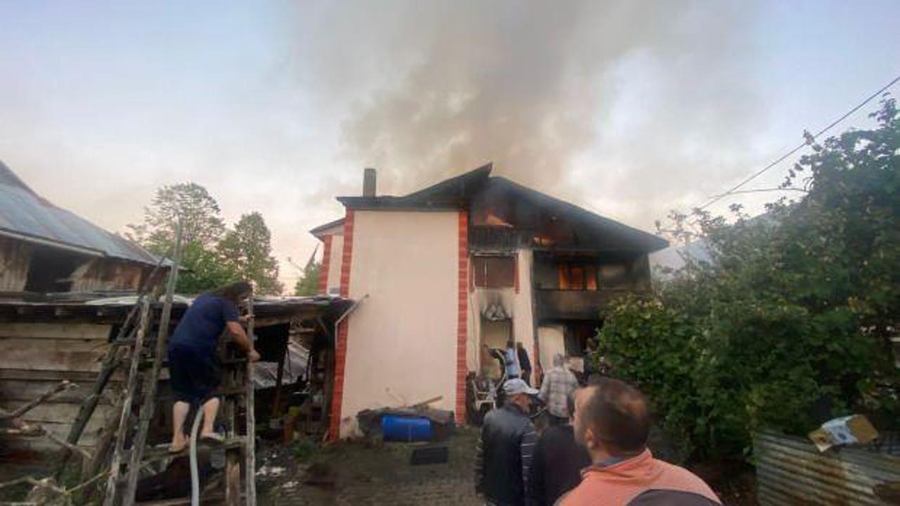 Bolu'da yangın faciası: Yaşlı &ccedil;iftten kahreden haber