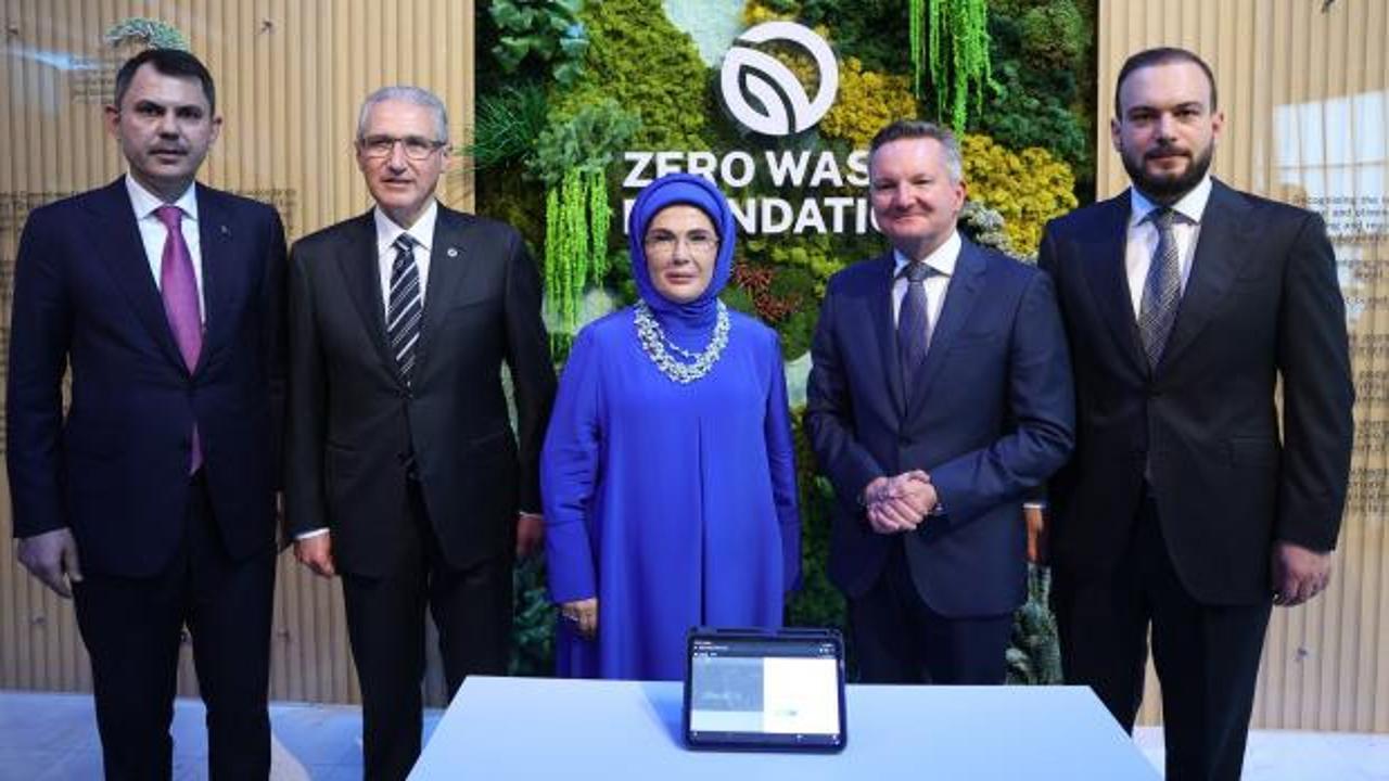 Emine Erdoğan'dan Sıfır Atık Mavi-Damla Damla" sergisine ilişkin video paylaşımı