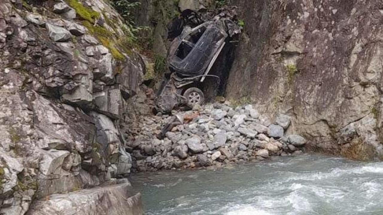 Giresun'da korkunç kaza: Uçurumdan yuvarlandı! Ölü ve yaralı var