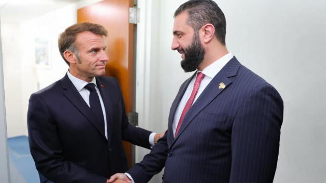 Macron-Şara görüşmesi gerçekleşti! 