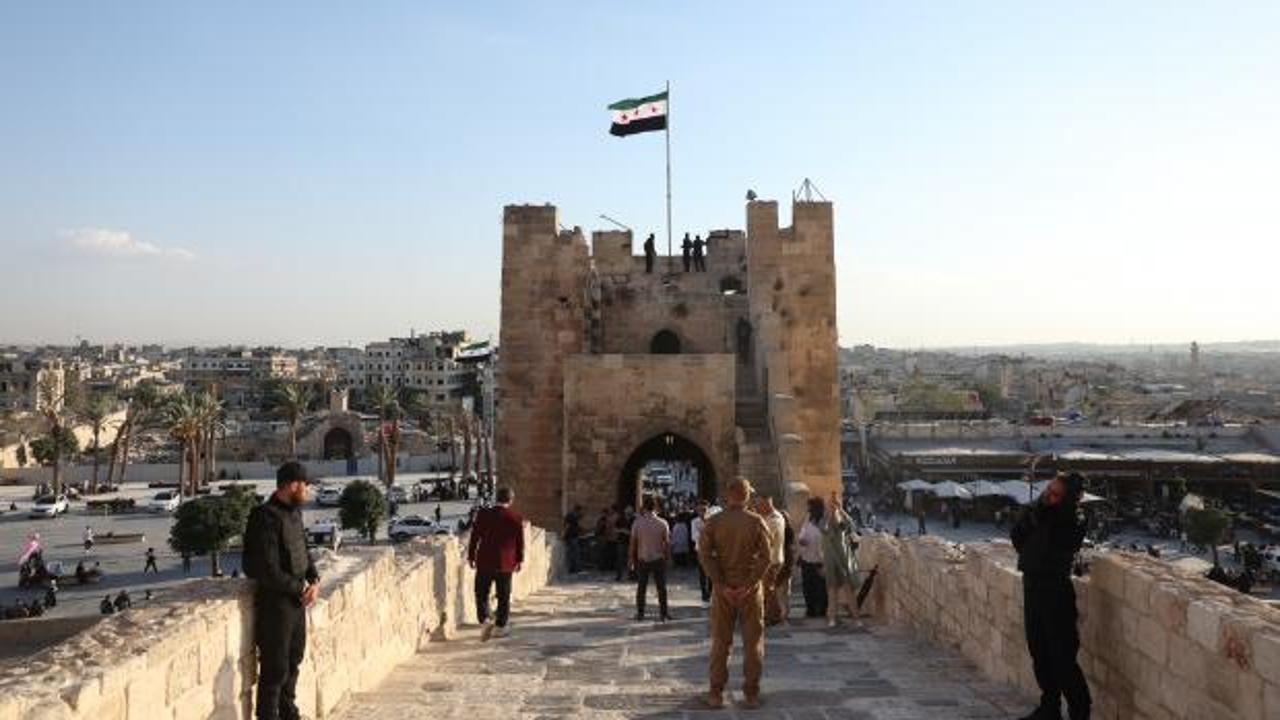 Restorasyonu tamamlanan Halep Kalesi ziyarete açıldı
