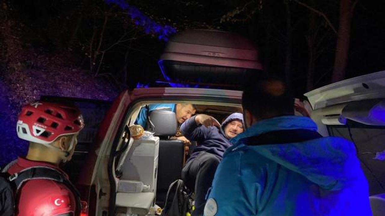 Uludağ’da mahsur kalan vatandaş kurtarıldı