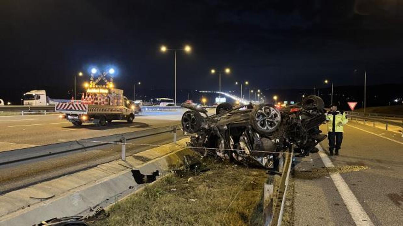 Kuzey Marmara Otoyolu'nda feci kaza: 2 kişi öldü, 5 yaralı