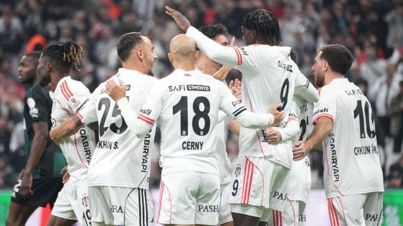 Beşiktaş evinde kayıpsız devam ediyor