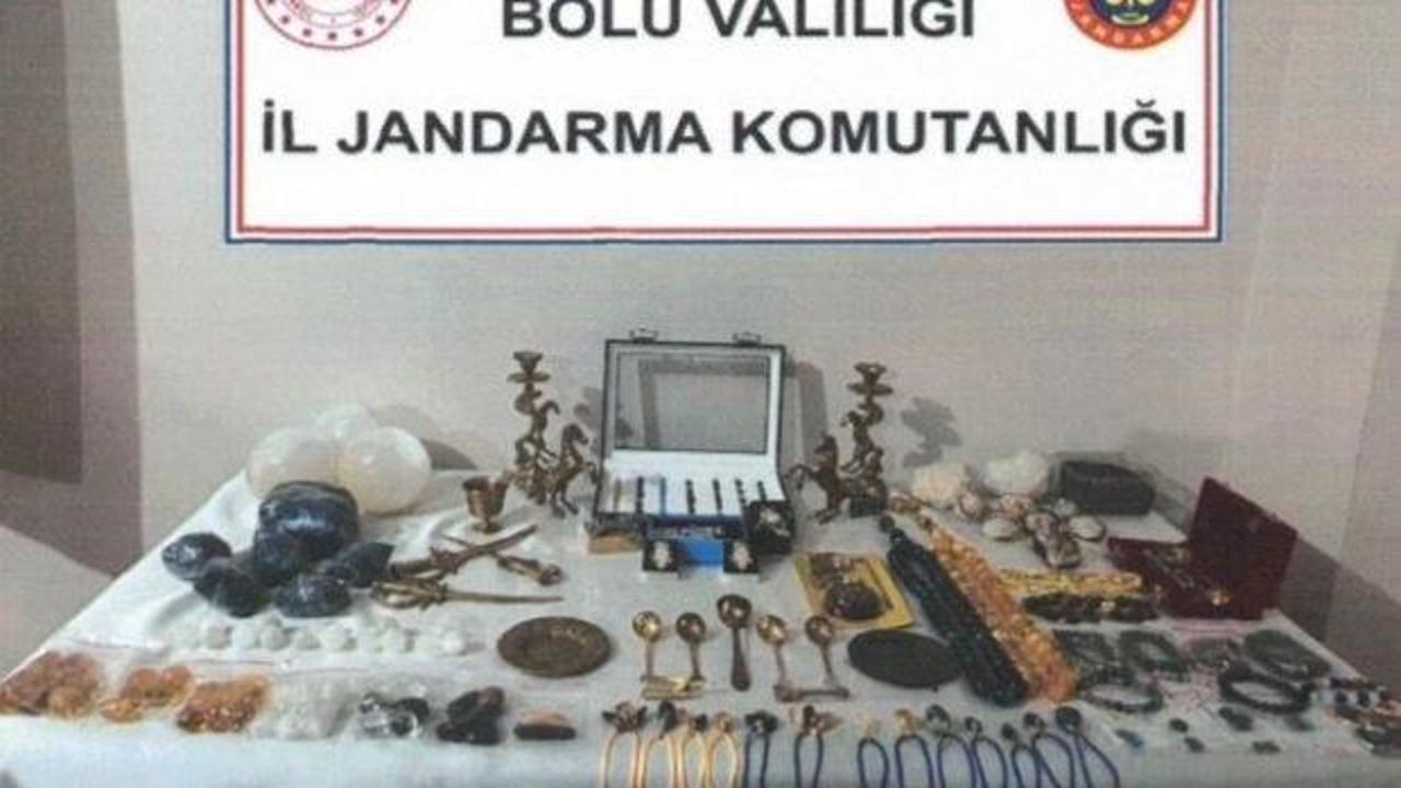 Bolu’da kaçak altın tozu ve tarihi eser yakalandı: 1 gözaltı