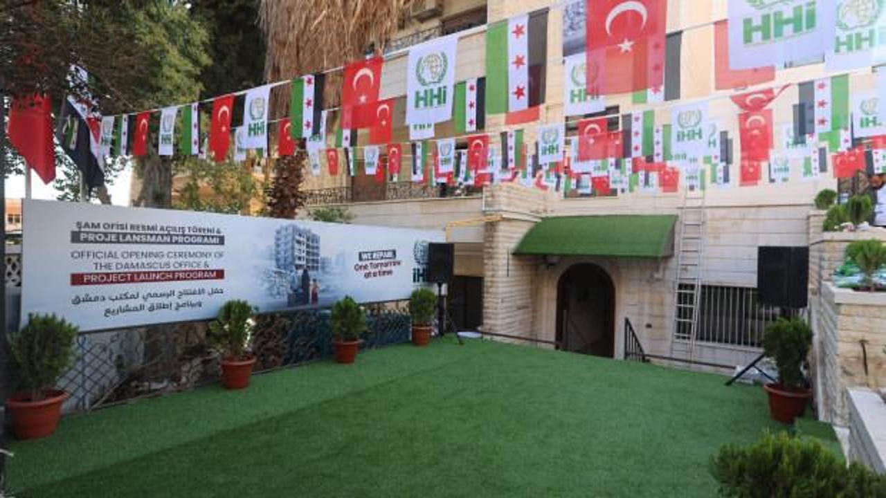 İHH Şam Ofisi açıldı! Savaş bitti ama asıl mücadele şimdi başlıyor