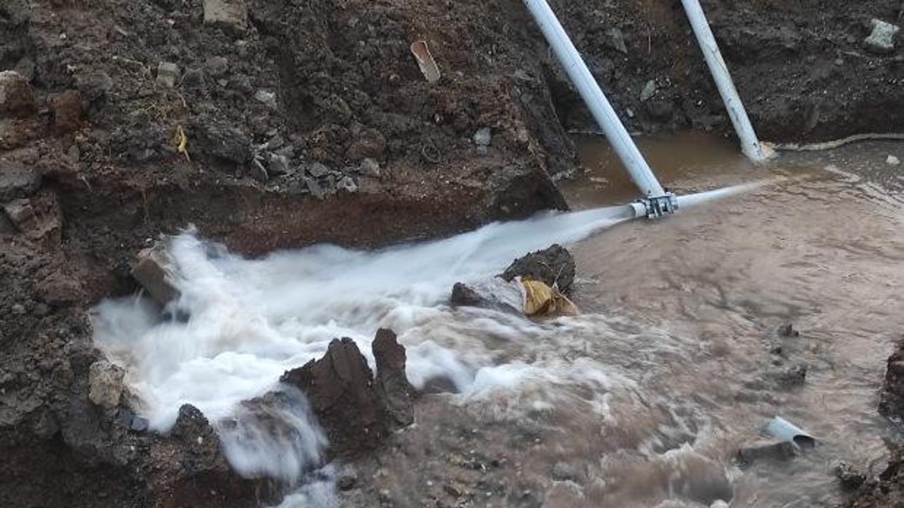 Su krizi ile gündemde olan Tekirdağ'da "patlayan su borusuna" müdahale yapılmadı iddiası