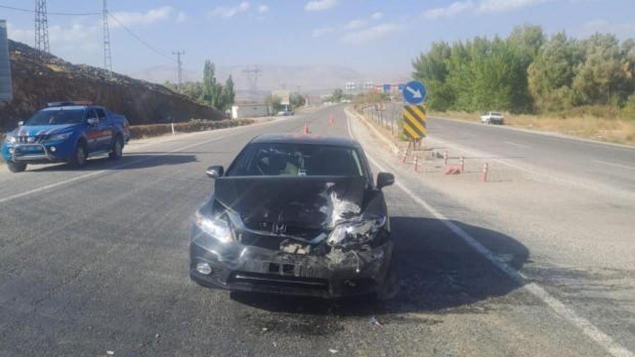 Malatya’da iki araç çarpıştı: 2 yaralı