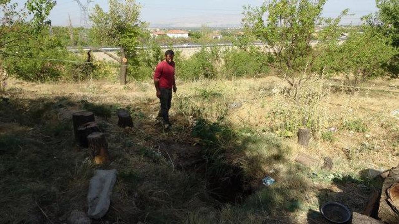 Malatya'da korkutan g&ouml;r&uuml;nt&uuml;: 6 metre derinliğinde! 