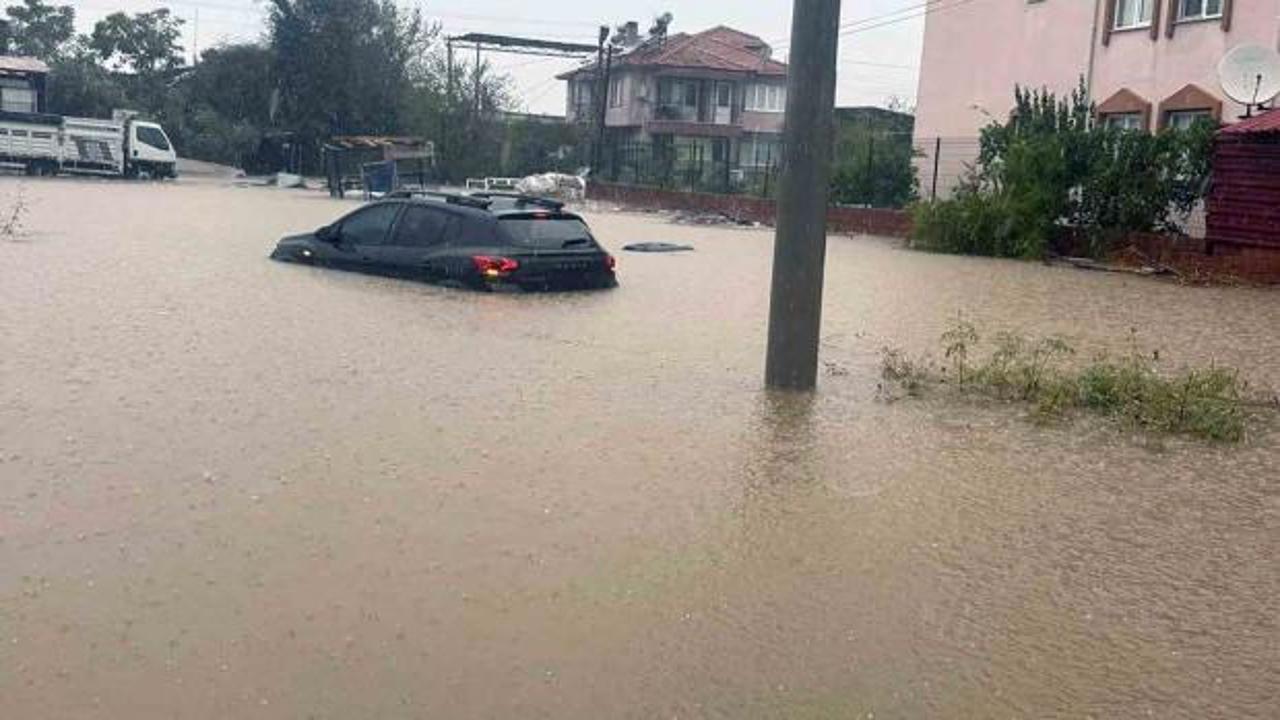 Muğla'yı sağanak ve fırtına vurdu!