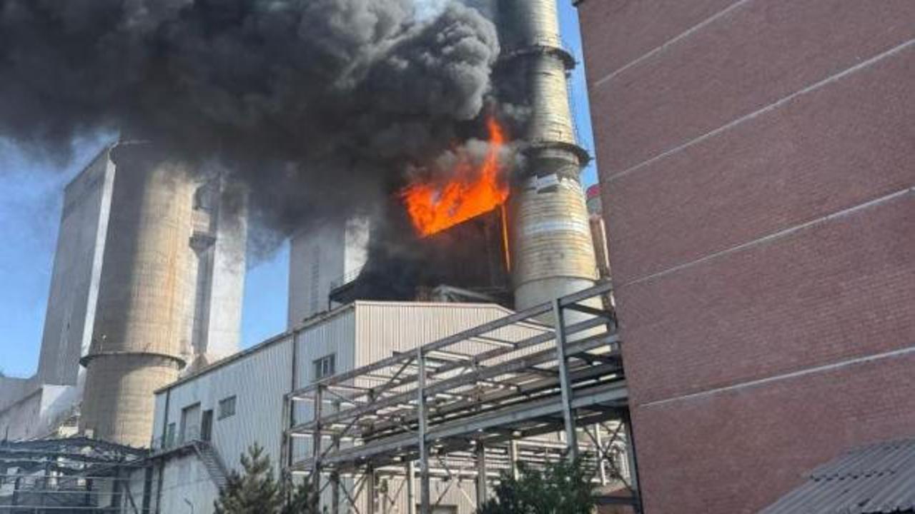 Termik santralde &ccedil;ıkan yangın kontrol altına alındı