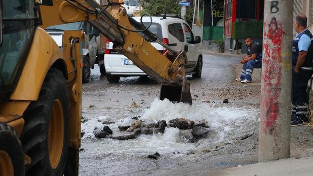 2 gün tonlarca su boşa aktı, mahalleli isyan etti