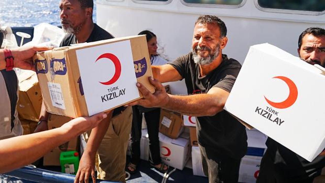 Türk Kızılay'ından Küresel Sumud Filosu'na destek