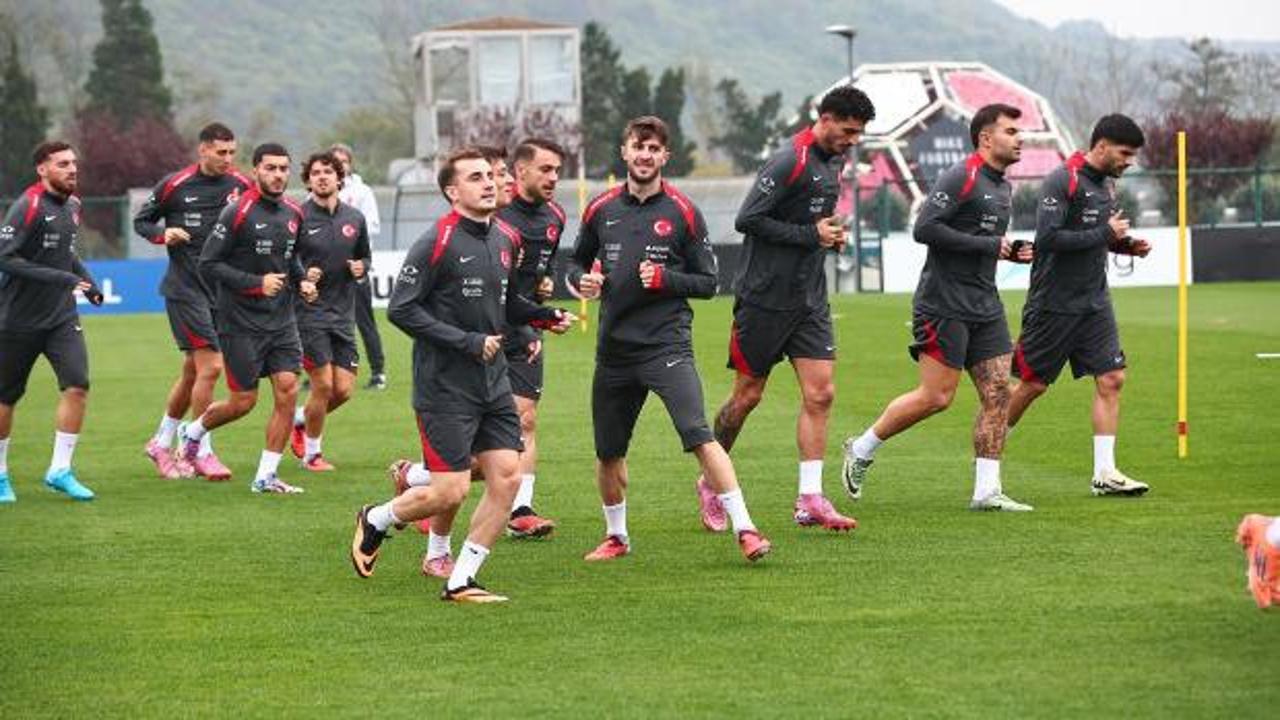 A Milli Futbol Takımı, Bulgaristan maçı hazırlıklarını sürdürdü