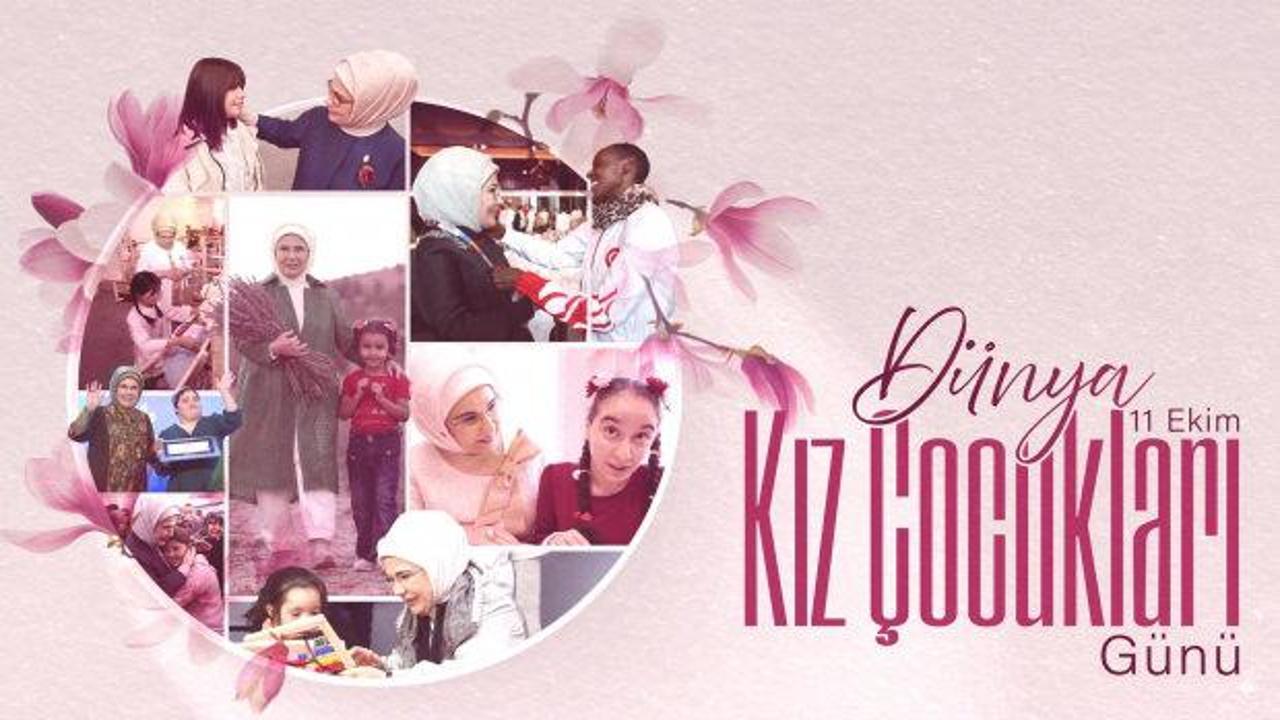Emine Erdoğan, Dünya Kız Çocukları Günü'nü kutladı