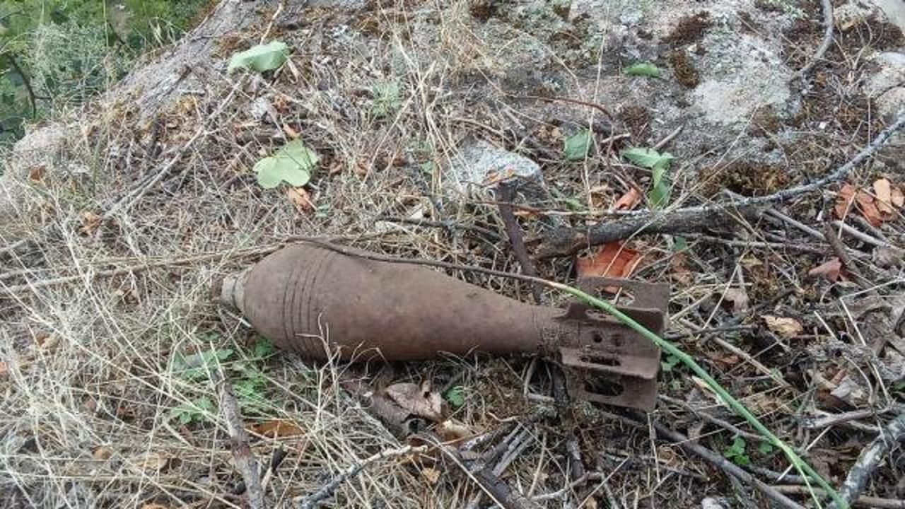 Gümüşhane'de bahçesini temizlediği sırada buldu: 1. Dünya Savaşı'ndan kalma 