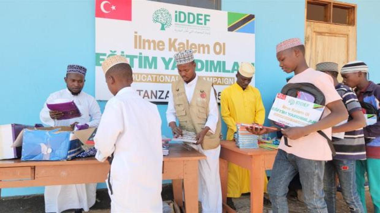 İDDEF'ten ihtiyaç sahibi öğrencilere eğitim seti!