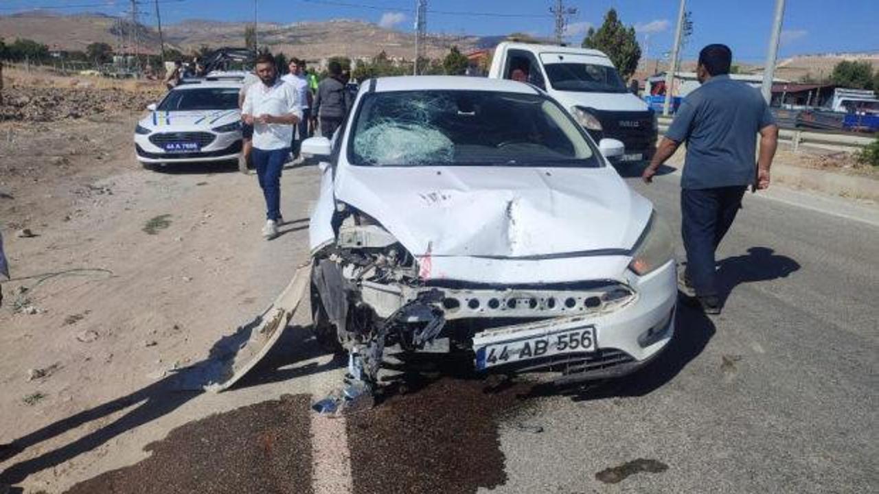 Malatya'da otomobil ile motosiklet çarpıştı: 1 ölü