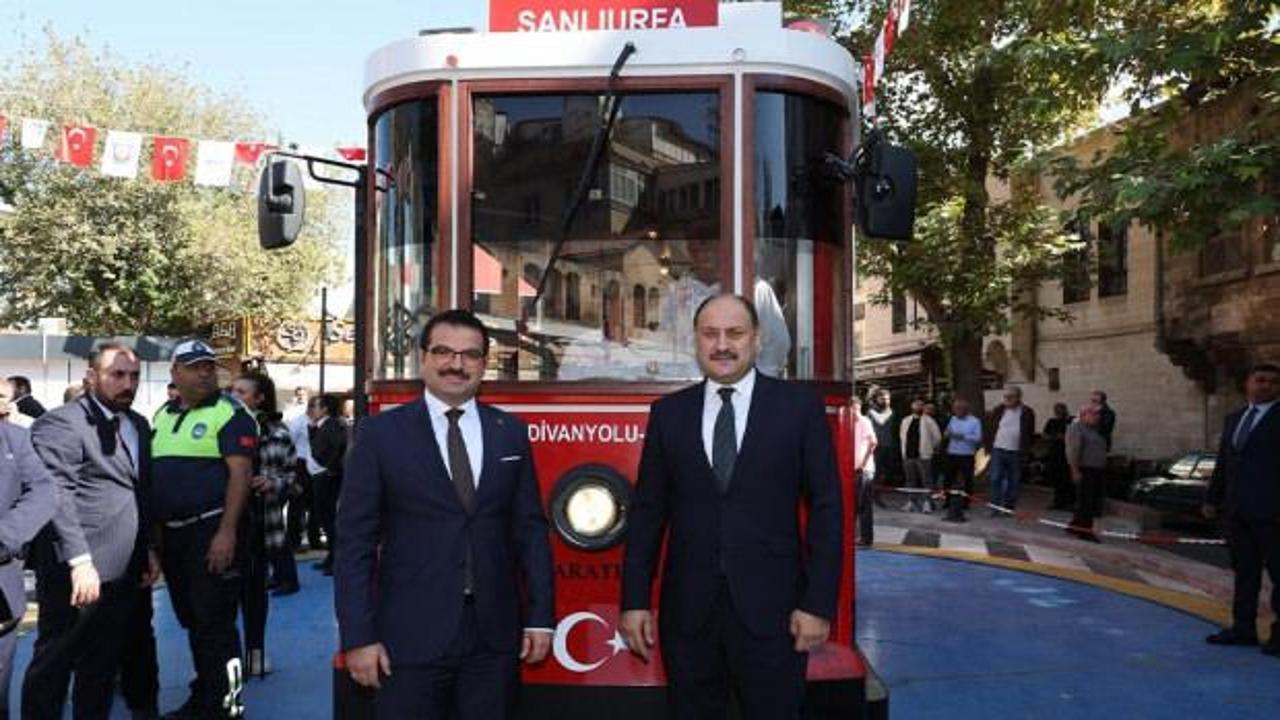 Şanlıurfa'da tarihi adım: Nostaljik tramvay hizmete girdi
