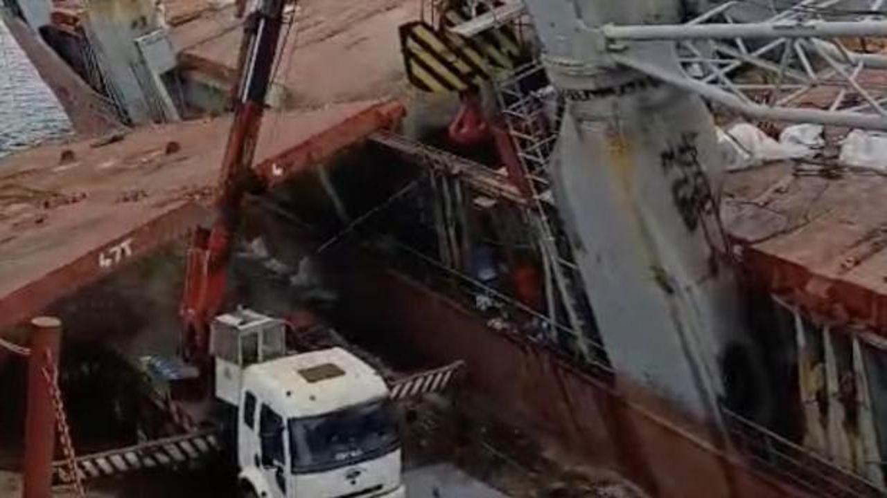 Son dakika: Tuzla'da dev gemi yan yattı: Ölü ve yaralı işçiler var