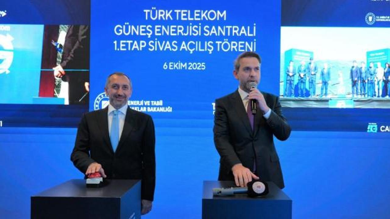 Türk Telekom Sivas’taki dev GES yatırımını 5G ile İstanbul’dan açtı
