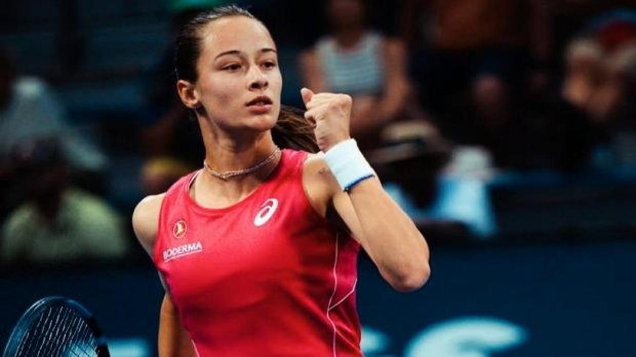 Milli tenisçi Zeynep Sönmez, 2. tura yükseldi