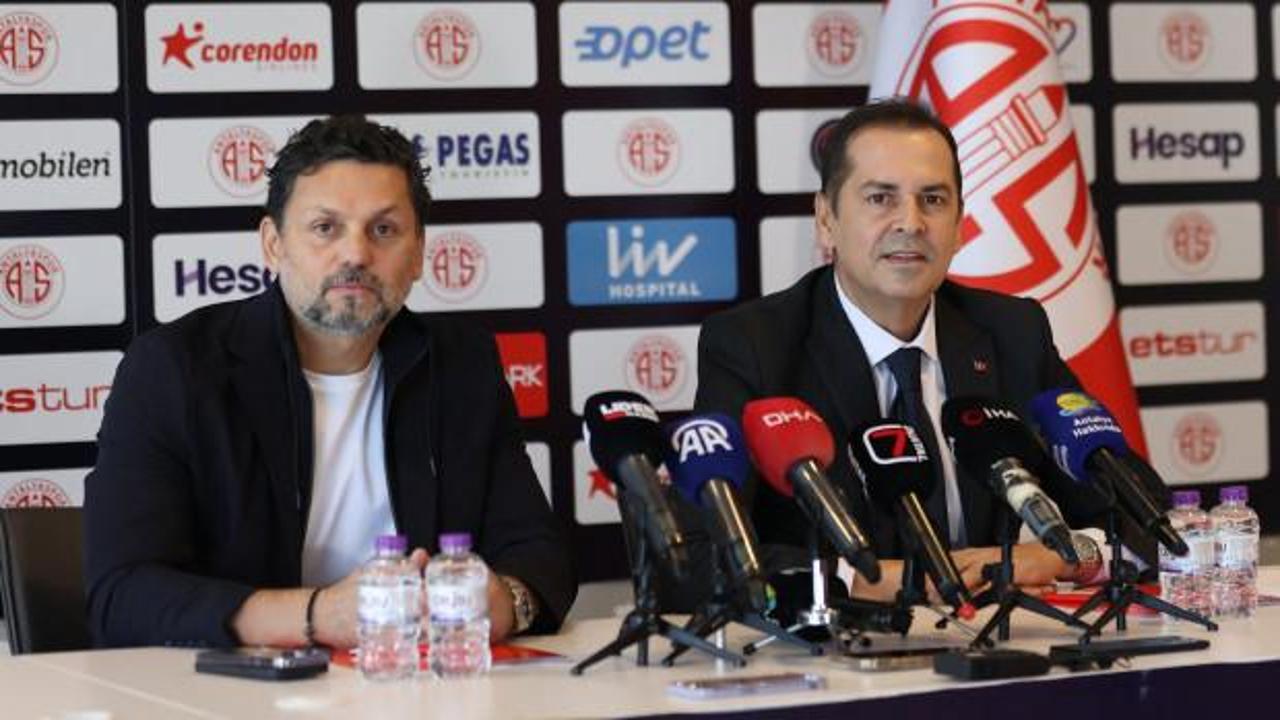 Antalyaspor, Erol Bulut ile 2 yıllık sözleşme imzaladı