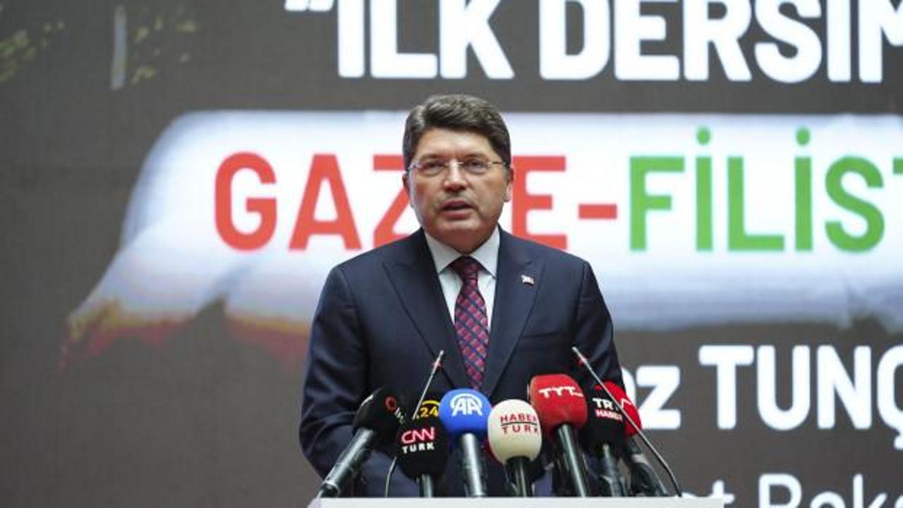 Bakan Tunç’tan Gazze mesajı: Uluslararası hukuk zemininde yeni adımlar atacağız