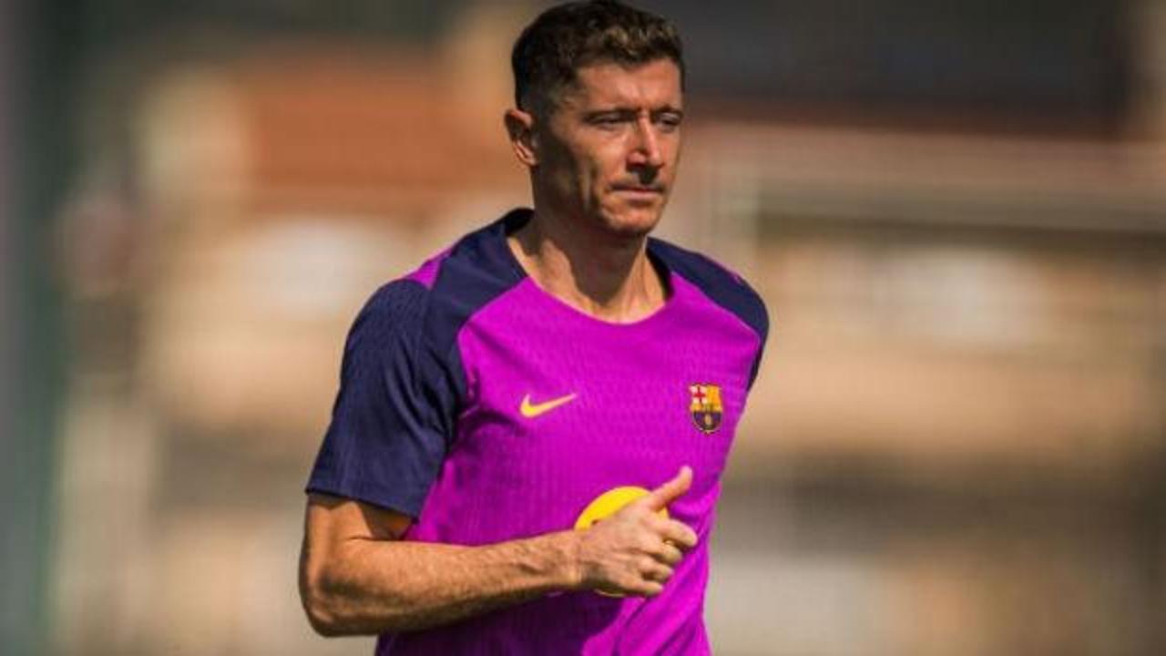 Barcelona'da Lewandowski şoku! Dev maçta yok