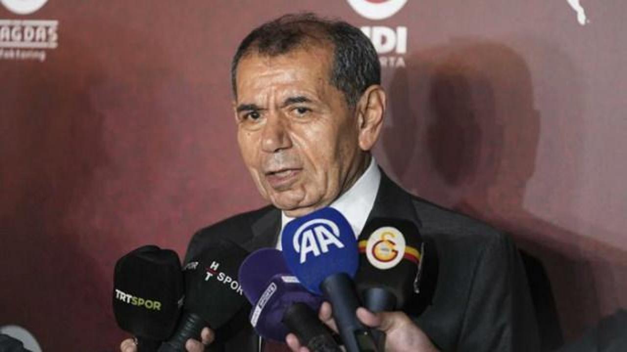 Dursun Özbek müjdeli haberin ardından konuştu! 'Yaşasın Galatasaray'
