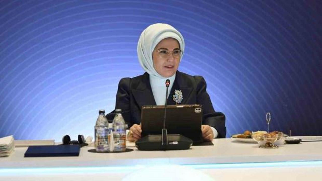 Emine Erdoğan: Ortak evimiz dünya için seslerimizi İstanbul'da birleştirdik