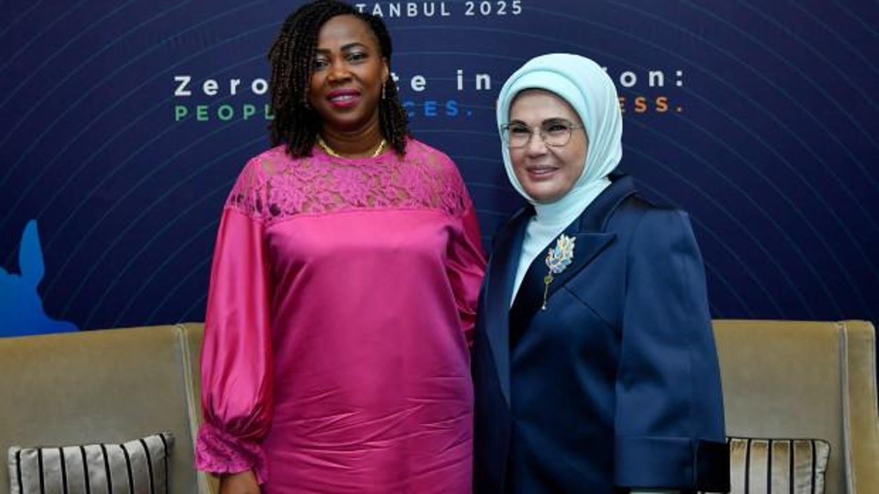 Emine Erdoğan, Sierra Leone Cumhurbaşkanı'nın eşi ile görüştü