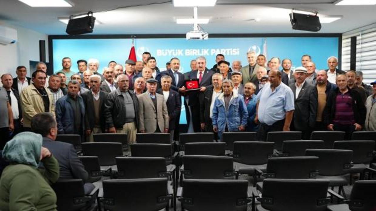 Aksaray Gülağaç Demirci Belediyesi'nden Büyük Birlik Partisi’ne “büyük” katılım