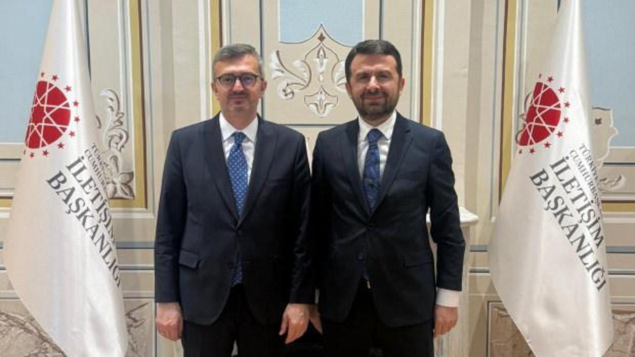 BİK Genel Müdürü Abdulkadir Çay'dan İletişim Başkanı Burhanettin Duran'a ziyaret
