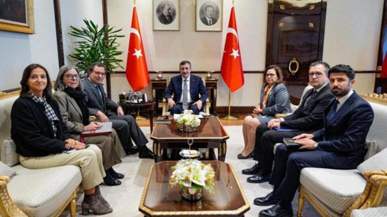 Cumhurbaşkanı Yardımcısı Yılmaz, Manuel Castro Almeida'yı kabul etti