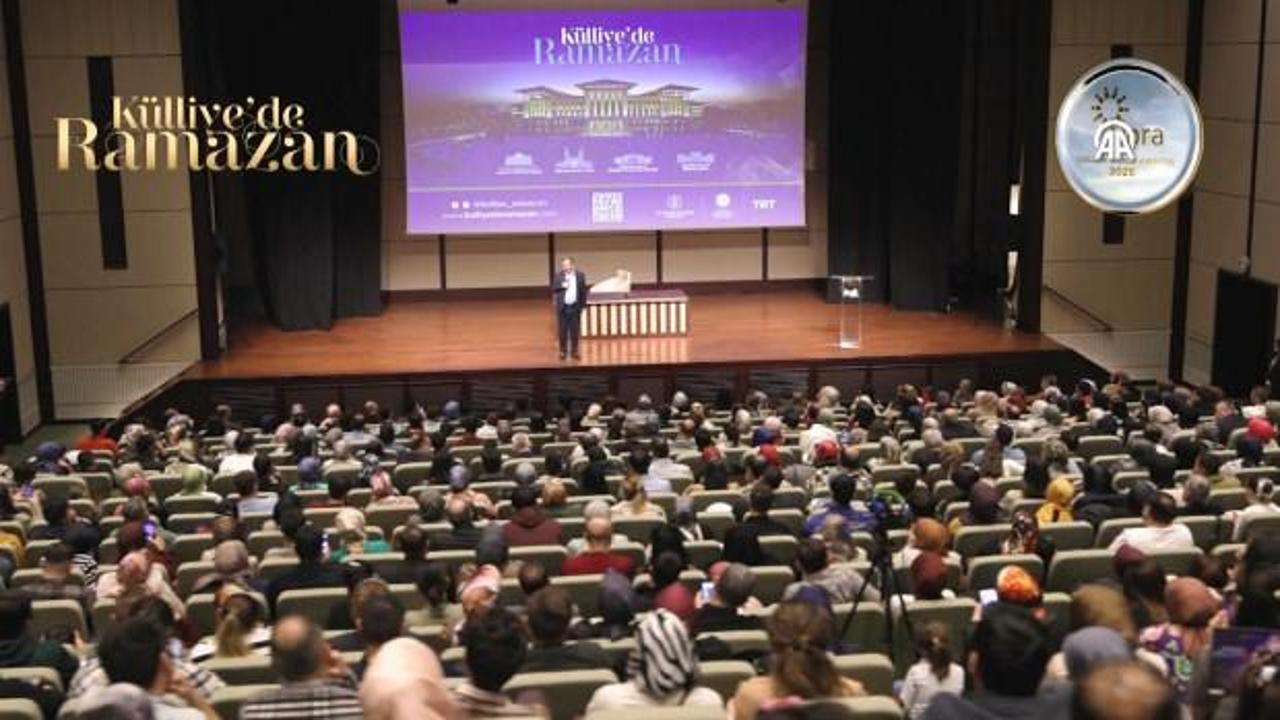 Cumhurbaşkanlığının ev sahipliğini yaptığı "Külliye'de Ramazan" programına ödül