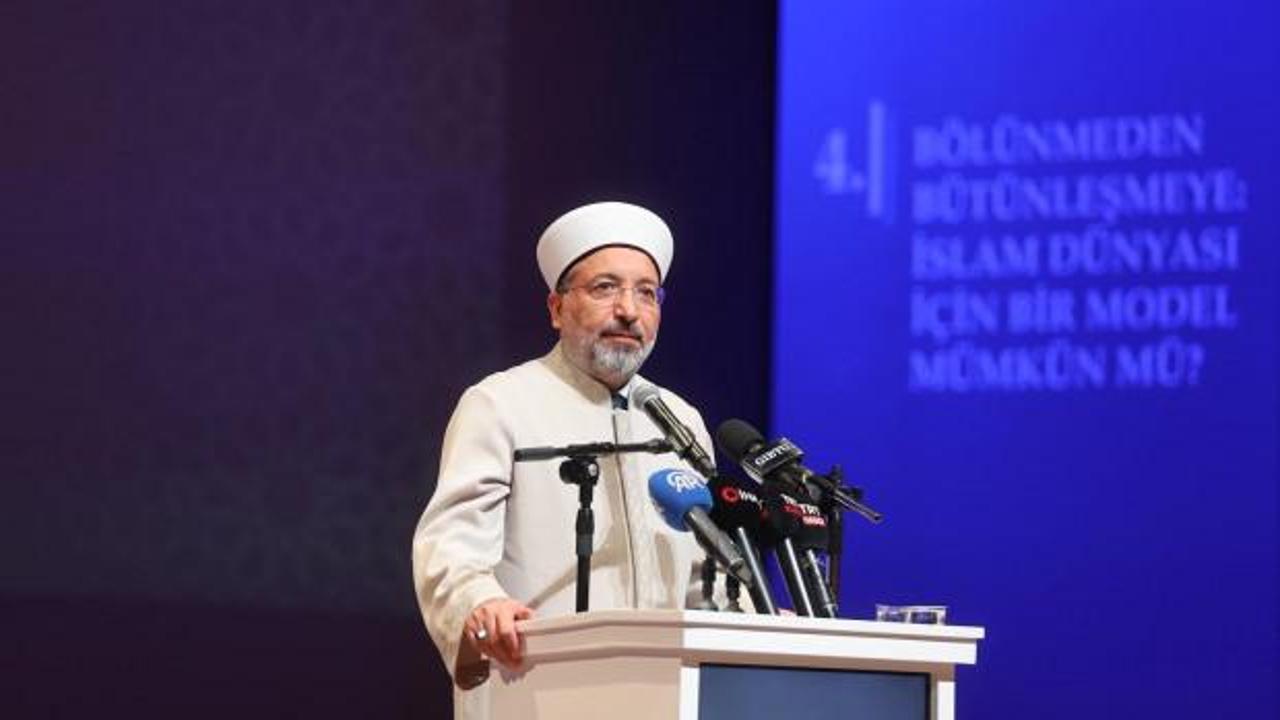 Diyanet İşleri Başkanı Arpaguş 'acilen' diyerek a&ccedil;ıkladı! İslam d&uuml;nyası başlatmalı