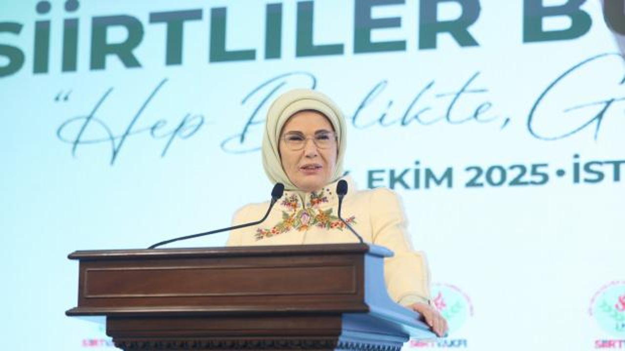 Emine Erdoğan: Siirt'te gösterdiğiniz kardeşliği hiç unutmadık, unutmuyoruz