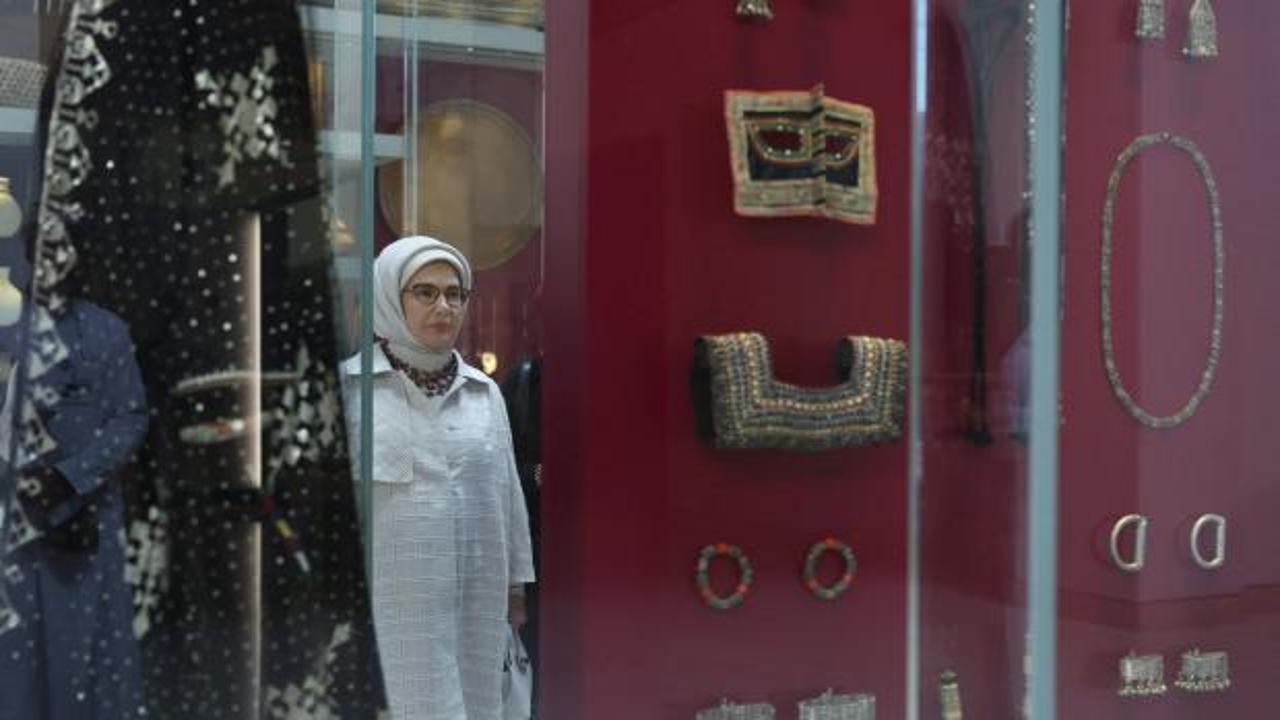 Emine Erdoğan, Umman'daki Ulusal Müze'yi ziyaret etti