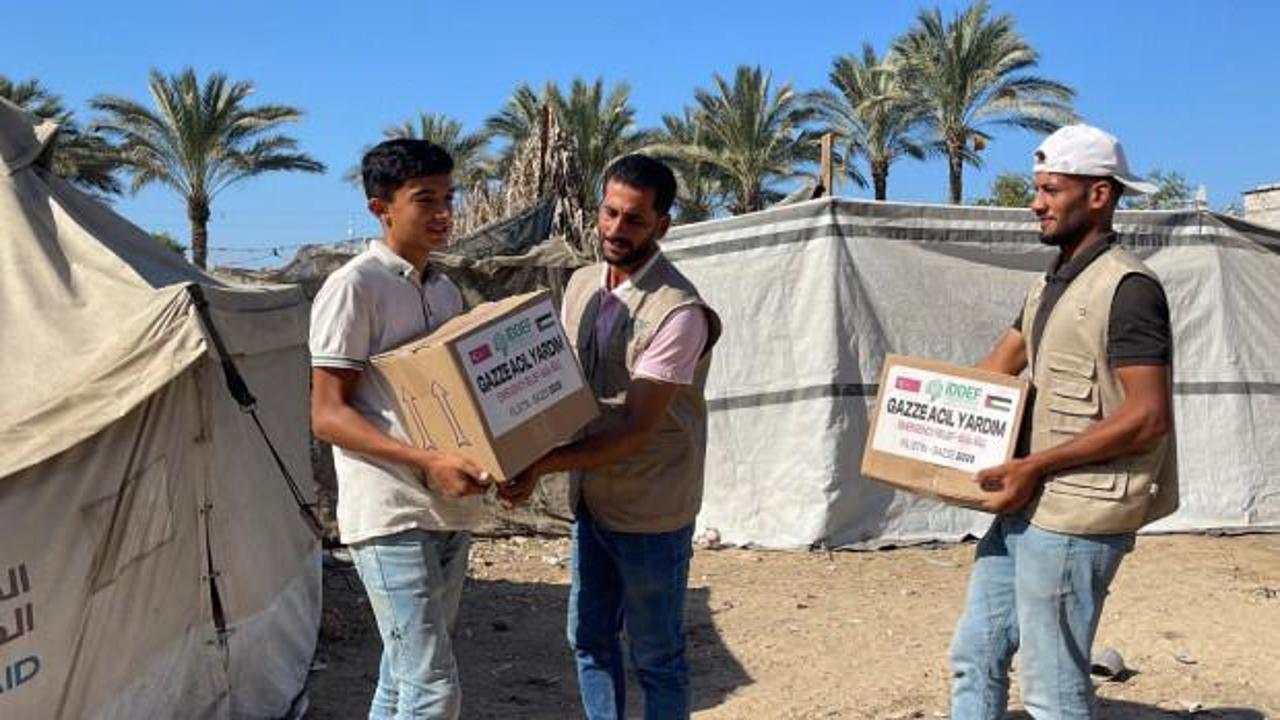 İDDEF'ten Gazze'ye yardımlar sürüyor