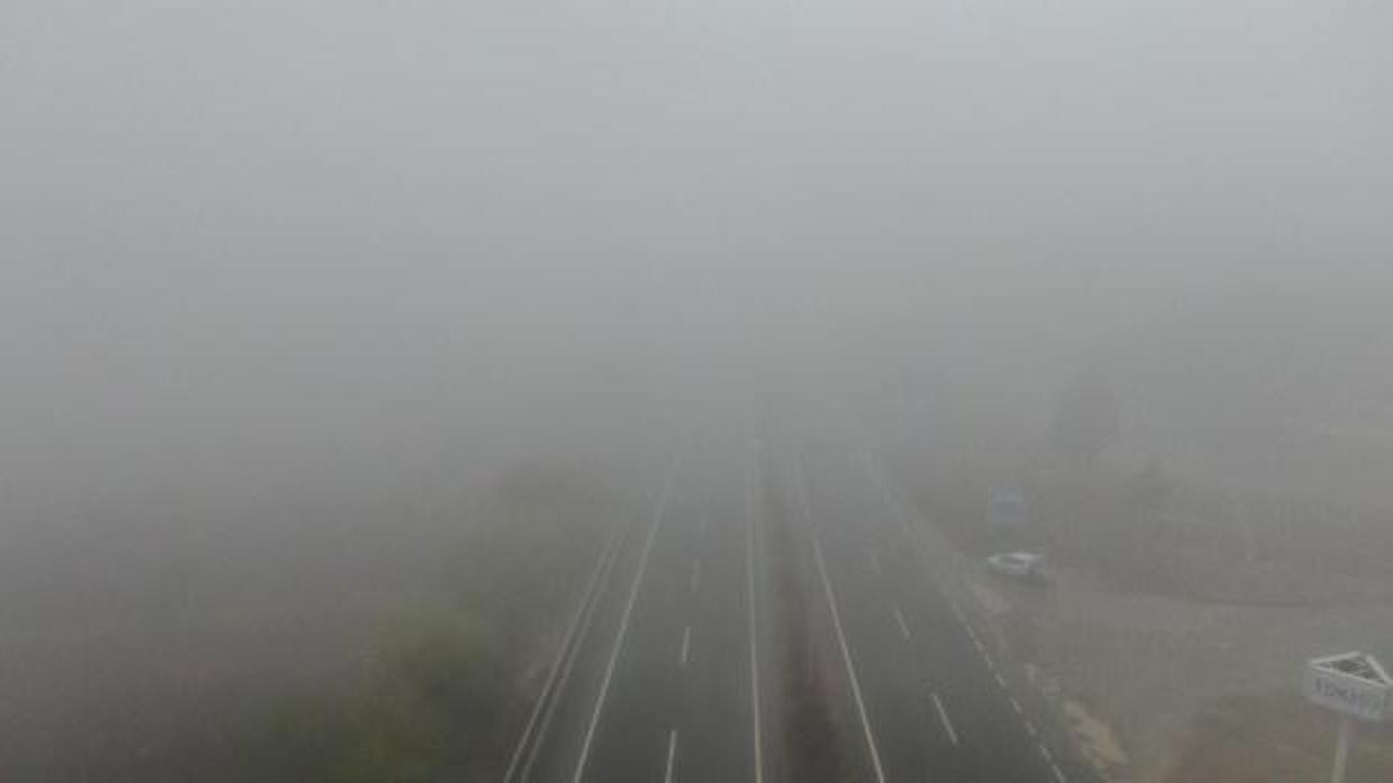 Kastamonu’da sis etkili oldu