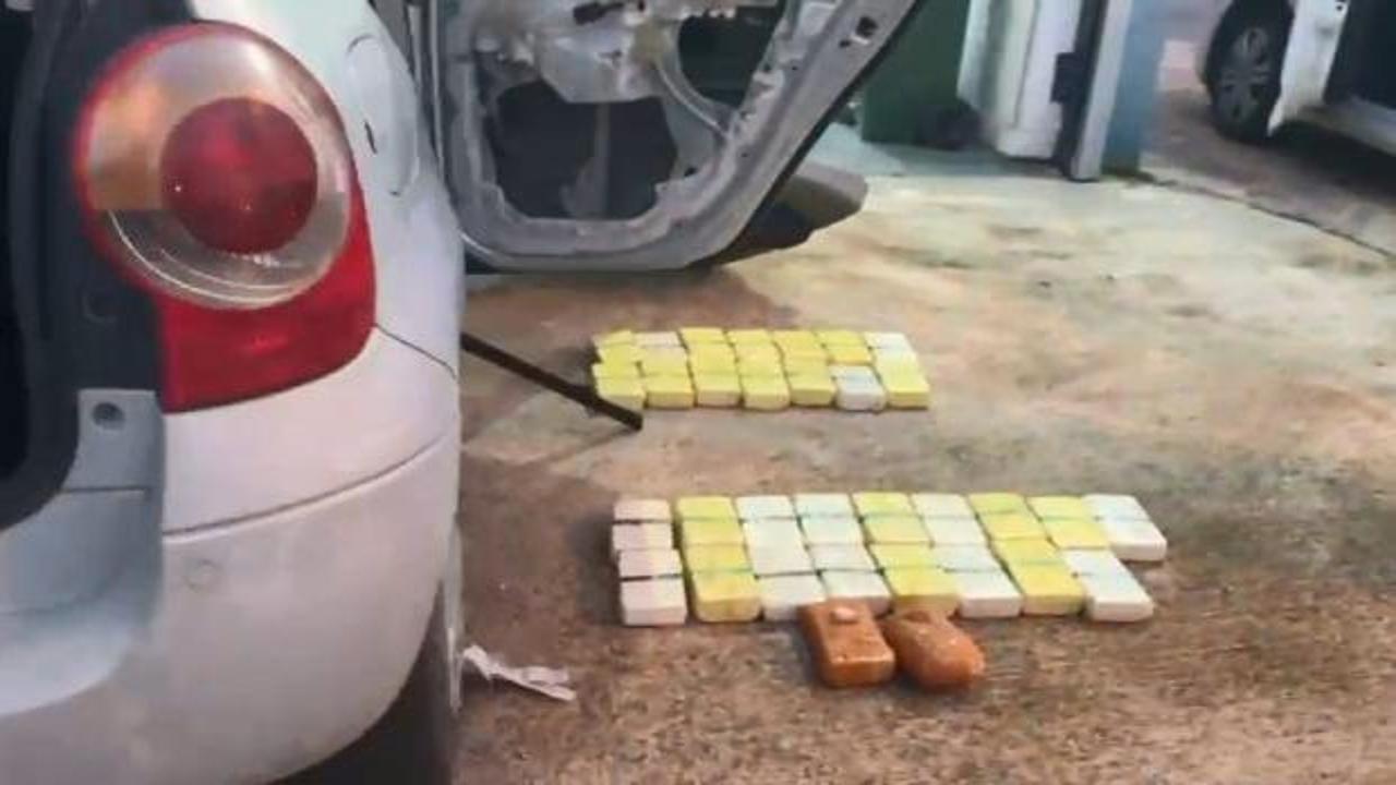 Kocaeli'de otomobile zulalanmış 45 kilo eroin ele ge&ccedil;irildi