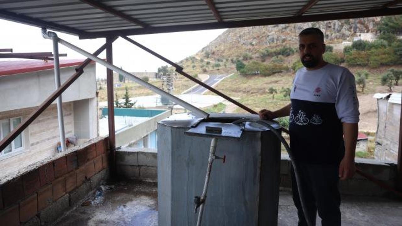 Kurduğu sistemle yağmur suyunu depolayıp kullandı! Yaptığı tasarruf ilgi topladı...