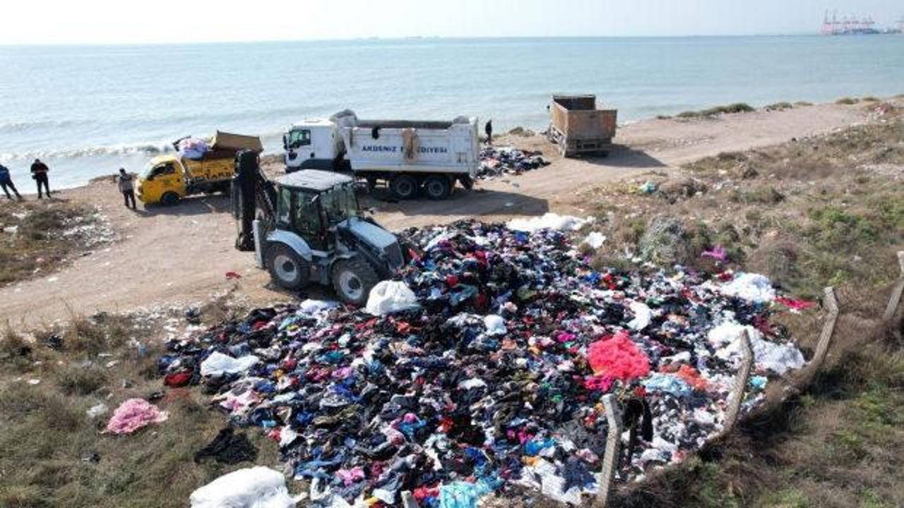 Mersin'de skandal görüntü: Çevreyi katlettiler! 